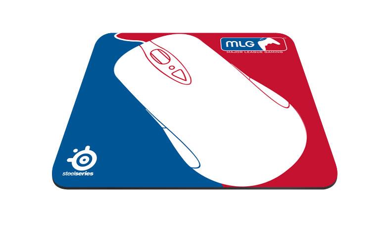 SteelSeries QcK MLG Red Blue